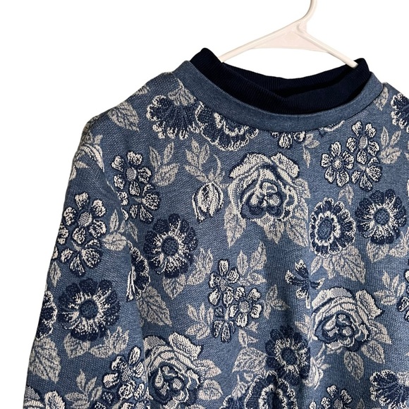 Vintage Cape Cod Sportswear Floral Grannycore Pullover Sweater  Retro 80s 90s - Picture 2 of 5